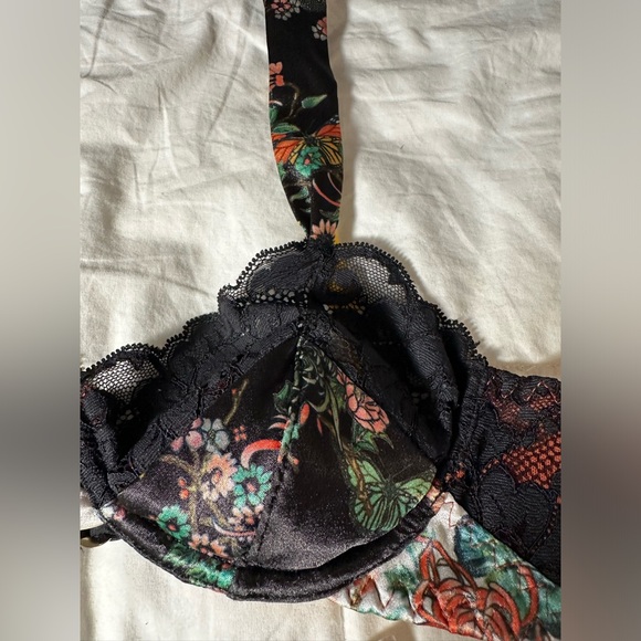 We Are HAH Hot As Hell Free People After Hours Bra Butterflies Combo Sz 32-36 A - Picture 13 of 14
